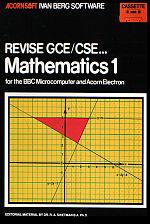 Revise GCE/CSE... Mathematics 1 Cassette Cover Art