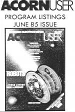 Acorn User #035 (06.1985) Cassette Cover Art