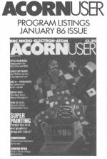 Acorn User #042 (01.1986) Cassette Cover Art