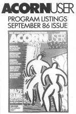 Acorn User #050 (09.1986) Cassette Cover Art