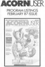 Acorn User #054 (02.1987) Cassette Cover Art