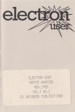 Electron User 3.02 Cassette Cover Art