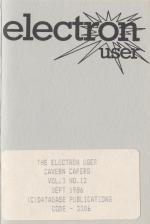 Electron User 3.12 Cassette Cover Art