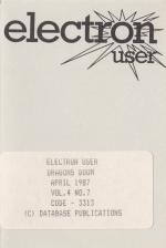 Electron User 4.07 Cassette Cover Art