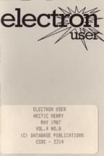 Electron User 4.08 Cassette Cover Art