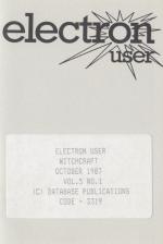 Electron User 5.01 Cassette Cover Art