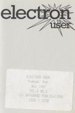 Electron User 5.02 Cassette Cover Art