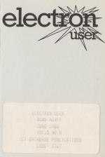 Electron User 5.09 Cassette Cover Art