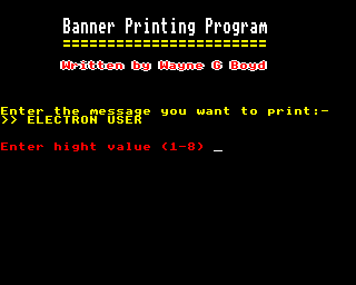 Banner Printer 2 Screenshot 0