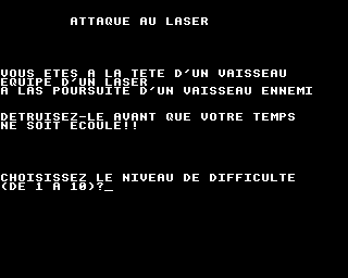 Attaque Au Laser Screenshot 0