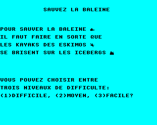Sauvez La Baleine Screenshot 0