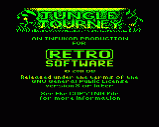 Down in the jungle where nobody goes... JUNGLE JOURNEY from Retro Software
