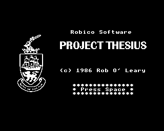 Project Thesius Screenshot 0